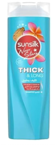 صن سيلك شامبو كثيف وطويل لبني 400 مل 