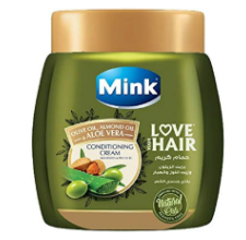 مينك حمام كريم زيتون زيتي 800جرام