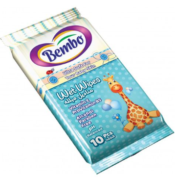 بيمبو مناديل مبللة 10منديل