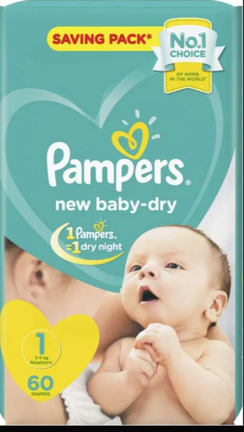 بامبرز جامبو رقم (1) 60ق