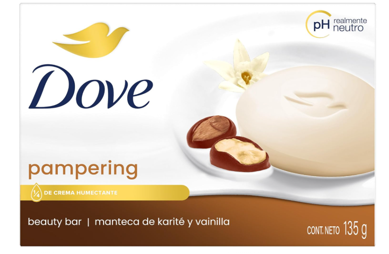 دوف صابون بزبده الشيا و الفانيليا 90 جم خصم 3 جينة