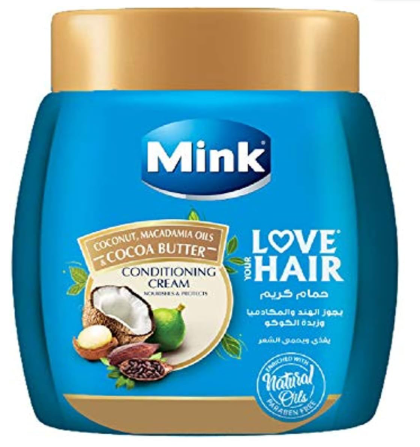 مينك حمام كريم جوز هند لبني 500 جرام خصم 15%
