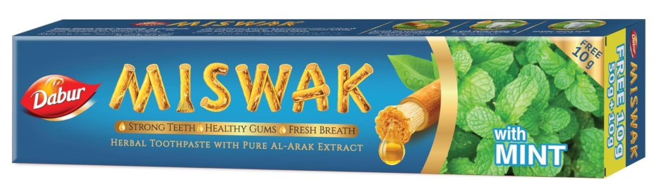 دابر مسواك معجون اسنان بالنعناع 50 مل