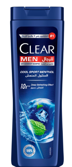 كلير شامبو منثول منعش رجالي 190مل خصم 20%