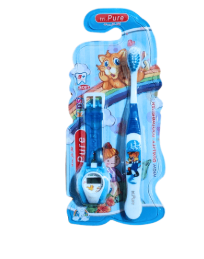  تراي بيور فرشة اسنان اطفال +ساعة بالقطعة