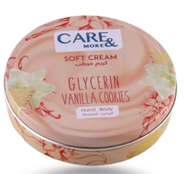 كير اند مور سوفت كريم جليسرين فانيليا و كوكيز 75مل