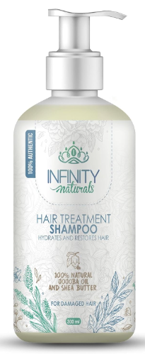 اينفينيتى ناتشورال شامبو بزيت الجوجوبا وزبدة الشيا 300 مل بامب 