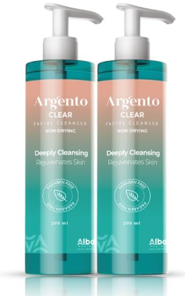 ارجينتو كلير غسول للوجه200مل عرض 1+1