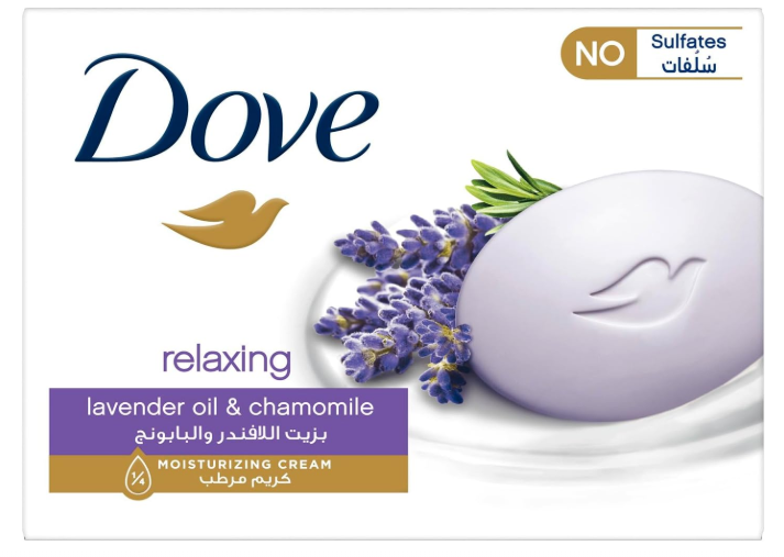دوف صابون بزيت اللافندر و البابونج 90جم  خصم 3 جينه