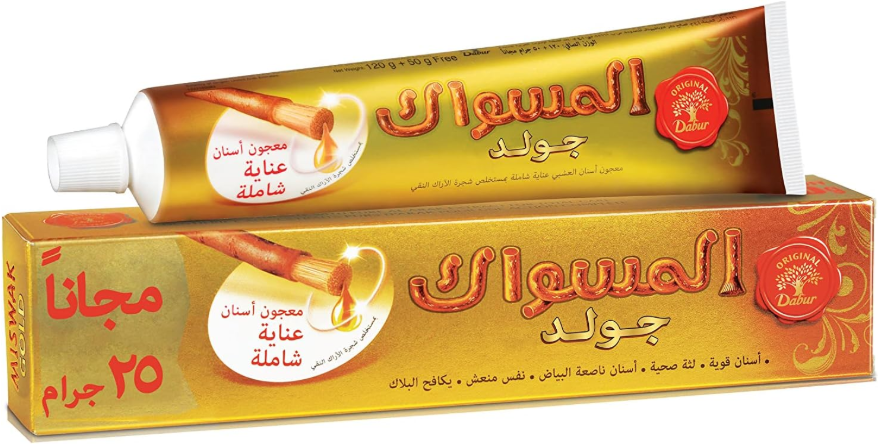 دابر مسواك معجون اسنان جولد 50 مل