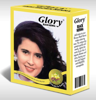 جلورى حنة اسود علبة 6 كيس