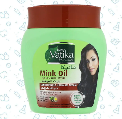 [737] فاتيكا حمام كريم زيت المينك بني 500 جم