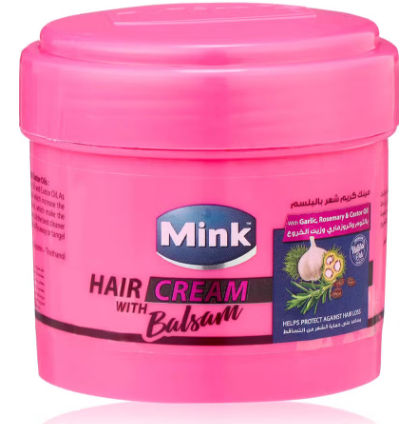 [753] مينك حمام كريم ثوم وروزماري بينك 800جرام