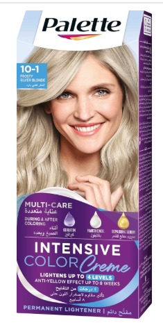 [1875] باليت صبغة صغير اشقر فضى بارد 1-10