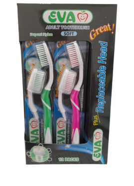 [2048] ايفا فرش اسنان كبار سوفت بالدستة