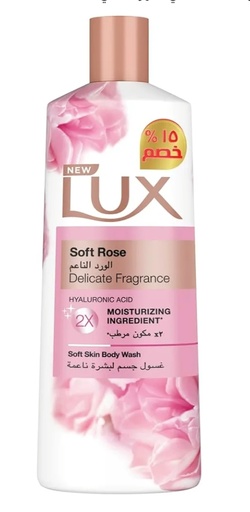 [2645] لوكس شاور الورد الناعم بمبى 500 مل 15%خصم