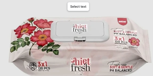 [3064] هايت فريش مناديل مبلله ورد 160 منديل 