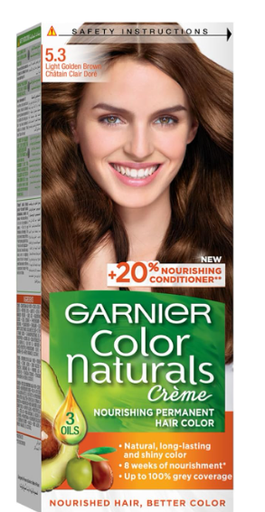 غارنييه صبغة بنى فاتح ذهبى 3-5 خصم مستهلك