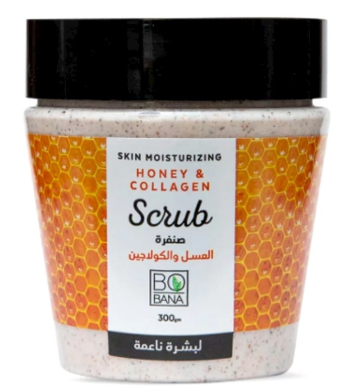 [196] بوبانا كريم صنفرة عسل وكولاجين 300 مل